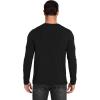 GYS Bamboo Viscose Men’s Long Sleeve Shirts Casual Crew Neck Pajama Tops(Black)