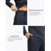 GYS Bamboo Viscose Men’s Pajama Sets Long Sleeve Plaid Loungewear Sets with Pockets(Midnight Blue)