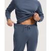 GYS Men’s Casual Athletic Tracksuit – Long Sleeve 2-Piece Running and Jogging Sweat Set(Grayish Blue)