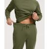 GYS Men’s Casual Athletic Tracksuit – Long Sleeve 2-Piece Running and Jogging Sweat Set(Olive)