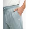 GYS Men’s Pajama Pants Bamboo Viscose Soft Joggers Sleep Bottoms with Drawstring and Pockets(Light Greyish Green)