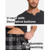 GYS Men’s Pajamas Set Short Sleeve Sleepwear Soft Pjs Top with Pants Cool Loungewear Set,Viscose Made from Bamboo(Dark Heather Grey)