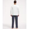GYS Premium Men’s Pajama Sets Bamboo Viscose Long Sleeve Sleepwear and Style(Line Gys)