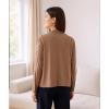 GYS Women’s Cardigans Bamboo Viscose Second-Skin Softness All-Day Drape Long Sleeve Open Front Versatile Loose Outwear(Camel)