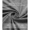 GYS Women’s Cardigans Bamboo Viscose Second-Skin Softness All-Day Drape Long Sleeve Open Front Versatile Loose Outwear(Dark Heather Grey)