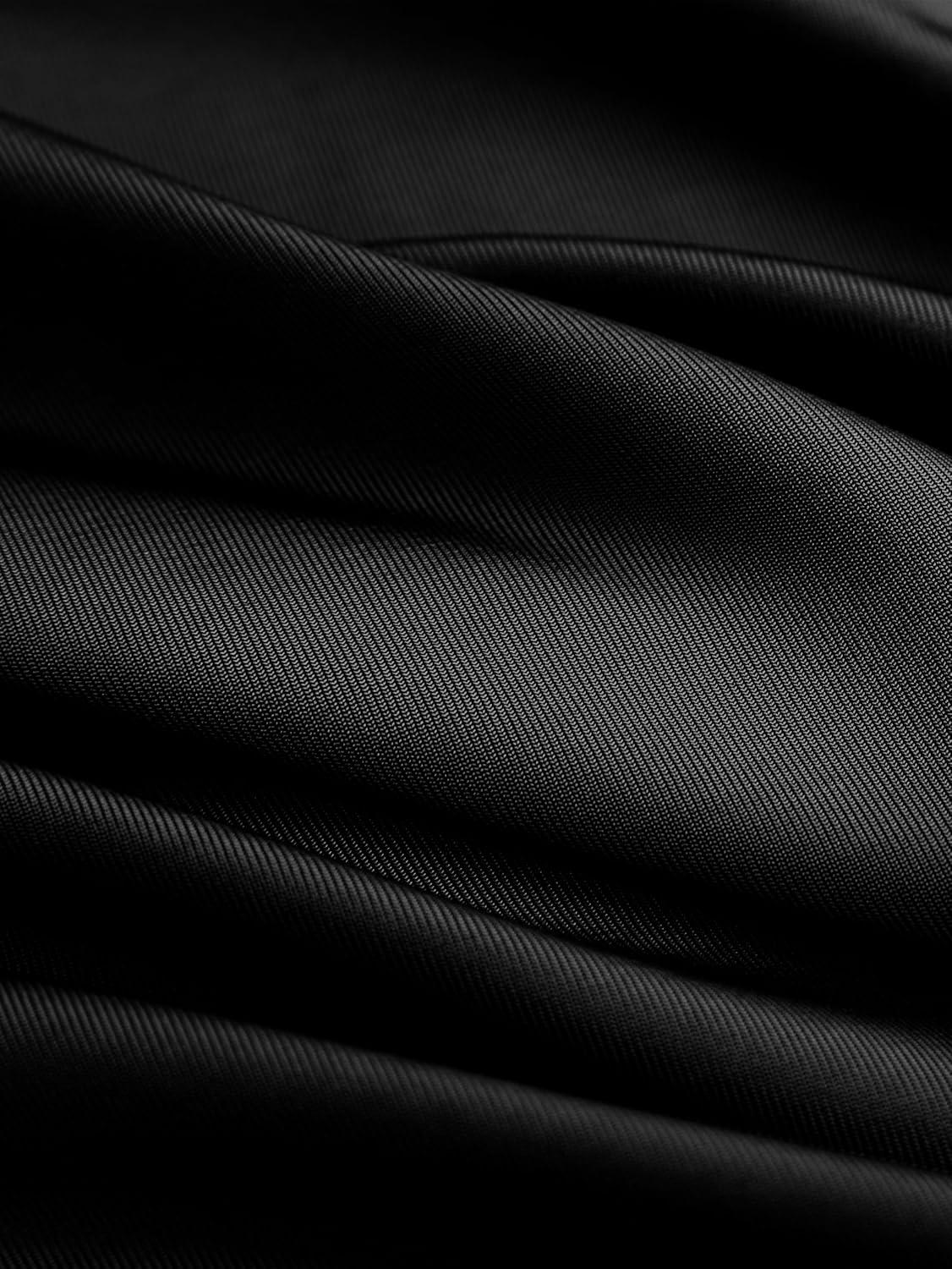 imageGYS Premium Bamboo Viscose Womens Nightgowns Short Sleeve V Neck Summer Pajama DressBlack