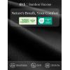 GYS Bamboo Viscose Micro Shorts for Women, Soft Lightweight Pajama Shorts, Smocked High Waist Mini Lounge Pants(Black)