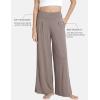 GYS Bamboo Viscose Pajama Pants for Women, Soft Wide Leg Flowy Palazzo Lounge Pants Comfy Pajama Bottoms with Pockets(Camel)