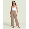 GYS Bamboo Viscose Pajama Pants for Women, Soft Wide Leg Pants with Pockets, Comfy Lounge Bottoms Loose Yoga Sweatpants S-XXL(Camel)
