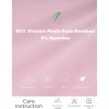 GYS Bamboo Viscose Pajamas Tops for Women, Cooling Basic T-Shirt, Soft Short Sleeve Sleep Shirts, Lightweight Pj Shirt(Pink)