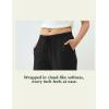 GYS Bamboo Viscose Women Pajama Pants Comfy Capri Lounge Pants with Pockets(Black)