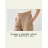 GYS Bamboo Viscose Women Pajama Pants Comfy Capri Lounge Pants with Pockets(Camel)