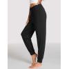 GYS Bamboo Viscose Women’s Pajama Bottoms High Waist Pajama Pants with Drawstring(Black)
