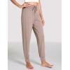 GYS Bamboo Viscose Women’s Pajama Bottoms High Waist Pajama Pants with Drawstring(Camel)