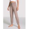 GYS Bamboo Viscose Women’s Pajama Bottoms High Waist Pajama Pants with Drawstring(Camel)