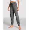 GYS Bamboo Viscose Women’s Pajama Bottoms High Waist Pajama Pants with Drawstring(Dark Heather Grey)