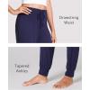 GYS Bamboo Viscose Women’s Pajama Bottoms High Waist Pajama Pants with Drawstring(Navy)