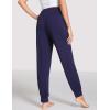 GYS Bamboo Viscose Women’s Pajama Bottoms High Waist Pajama Pants with Drawstring(Navy)