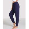 GYS Bamboo Viscose Women’s Pajama Bottoms High Waist Pajama Pants with Drawstring(Navy)