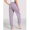GYS Bamboo Viscose Women’s Pajama Bottoms High Waist Pajama Pants with Drawstring(Violet)