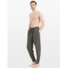 GYS Men’s Pajama Pants Joggers – Viscose Made from Bamboo, Knit Pj Bottoms Lightweight Lounge Sleep Pants(Army Green)