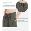GYS Men’s Pajama Pants Joggers – Viscose Made from Bamboo, Knit Pj Bottoms Lightweight Lounge Sleep Pants(Army Green)