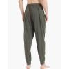 GYS Men’s Pajama Pants Joggers – Viscose Made from Bamboo, Knit Pj Bottoms Lightweight Lounge Sleep Pants(Army Green)