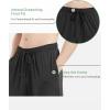GYS Men’s Pajama Pants Joggers – Viscose Made from Bamboo, Knit Pj Bottoms Lightweight Lounge Sleep Pants(Black)