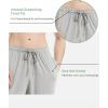 GYS Men’s Pajama Pants Joggers – Viscose Made from Bamboo, Knit Pj Bottoms Lightweight Lounge Sleep Pants(Light Grey)