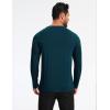 GYS Men’s Pajama Top Bamboo Viscose Cloud-Soft Long Sleeve Loungewear Moisture-Wicking Relaxed Fit Sleep Shirt(Indigo)