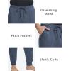 GYS Men’s Sweatpants Soft Stretch Drawstring Waist Casual Joggers Pants with Pockets(Grayish Blue)