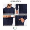 GYS Mens Sweatsuit 2 Piece Outfits Sets, Long Sleeve Fall Tracksuit Casual Jogging Sweat Suit Set(Deep Navy)