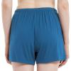 GYS Pajama Shorts for Women – Viscose Made from Bamboo, Soft Sleep Shorts Stretchy Sleepwear Casual Pj Bottoms(Blue)