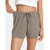 GYS Pajama Shorts for Women – Viscose Made from Bamboo, Soft Sleep Shorts Stretchy Sleepwear Casual Pj Bottoms(Camel)