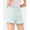 GYS Pajama Shorts for Women – Viscose Made from Bamboo, Soft Sleep Shorts Stretchy Sleepwear Casual Pj Bottoms(Green Stripe)