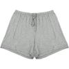 GYS Pajama Shorts for Women – Viscose Made from Bamboo, Soft Sleep Shorts Stretchy Sleepwear Casual Pj Bottoms(Heather Grey)