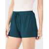 GYS Pajama Shorts for Women – Viscose Made from Bamboo, Soft Sleep Shorts Stretchy Sleepwear Casual Pj Bottoms(Lyons Blue)