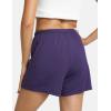 GYS Pajama Shorts for Women – Viscose Made from Bamboo, Soft Sleep Shorts Stretchy Sleepwear Casual Pj Bottoms(Purple)