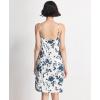 GYS Sleeveless Nightgowns for Women Soft Bamboo Viscose Full Slip Spaghetti Strap Camisole Under Dress(Blue Rose)