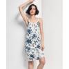 GYS Sleeveless Nightgowns for Women Soft Bamboo Viscose Full Slip Spaghetti Strap Camisole Under Dress(Blue Rose)