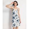GYS Sleeveless Nightgowns for Women Soft Bamboo Viscose Full Slip Spaghetti Strap Camisole Under Dress(Blue Rose)