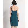 GYS Sleeveless Nightgowns for Women Soft Bamboo Viscose Full Slip Spaghetti Strap Camisole Under Dress(Ink Blue)