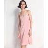 GYS Sleeveless Nightgowns for Women Soft Bamboo Viscose Full Slip Spaghetti Strap Camisole Under Dress(Pink)