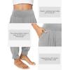 GYS Women Pajama Pants Bamboo Viscose High-Waist Soft Sleep Bottoms with Pockets(Heather Grey)