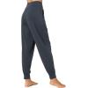 GYS Women Pajama Pants Bamboo Viscose High-Waist Soft Sleep Bottoms with Pockets(Midnight Blue)