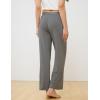 GYS Women Pajama Pants Bamboo Viscose Soft Comfy Casual Sleep Bottoms with Pockets(Dark Heather Grey)
