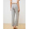 GYS Women Pajama Pants Bamboo Viscose Soft Comfy Casual Sleep Bottoms with Pockets(Heather Grey)