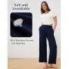 GYS Women Pajama Pants Bamboo Viscose Soft Comfy Casual Sleep Bottoms with Pockets(Navy)
