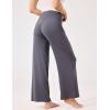 GYS Women Pajama Pants Wide Leg Drawstring Soft Sleep Pants, Viscose Made from Bamboo(Reddish Grey)