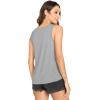 GYS Women Tank Tops Loose Fit Summer Basic Sleeveless Tops Bamboo Viscose Pajama Shirts(Heather Grey)
